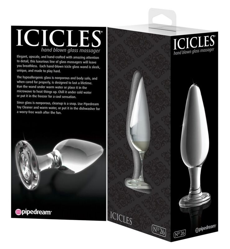 ICICLES No. 26 – Analplug aus Glas