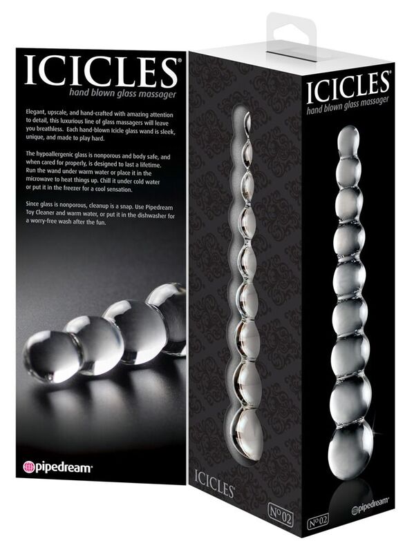 ICICLES – Massaggiatore in vetro n. 2