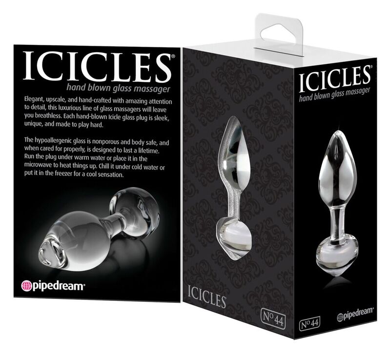 Icicles No. 44 – Transparenter Glasplug