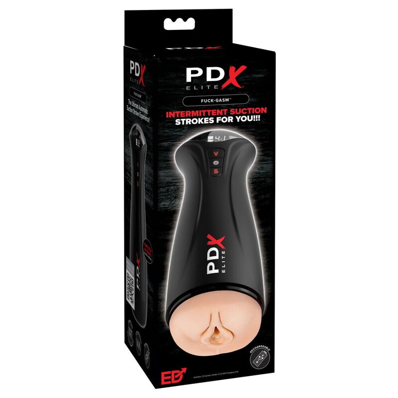 PDX ELITE – FAP-GASM INTERMITTENT SUCTION & VIBRATION MASTURBATOR
