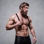 FETISH SUBMISSIVE ATTITUDE – Rückenharness aus Ökoleder