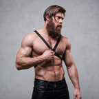 FETISH SUBMISSIVE ATTITUDE – Herren-Brustgeschirr aus Ökoleder