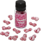 DIABLO PICANTE – CANDY SEXY JAR OF 12 STRAWBERRY-CHERRY FLAVOR GUMMIES