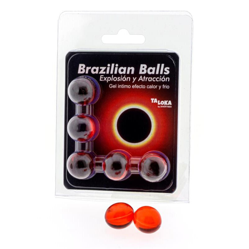TALOKA Effekt-Serie – 5 Brasilianische Bälle mit aufregendem Gel