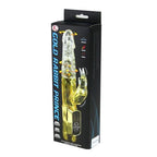 BAILE Rabbit Gold Prince – Rotations-Vibrator mit LED-Licht