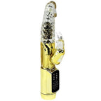 BAILE Rabbit Gold Prince – Rotations-Vibrator mit LED-Licht