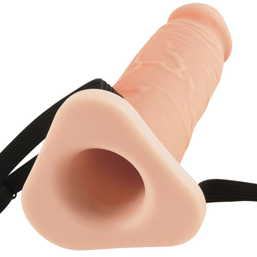 FANTASY X-TENSIONS – Hohler Silikon-Umschnalldildo, 20 cm