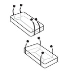 FETISH FANTASY LIMITED EDITION – Wraparound mattress restraints