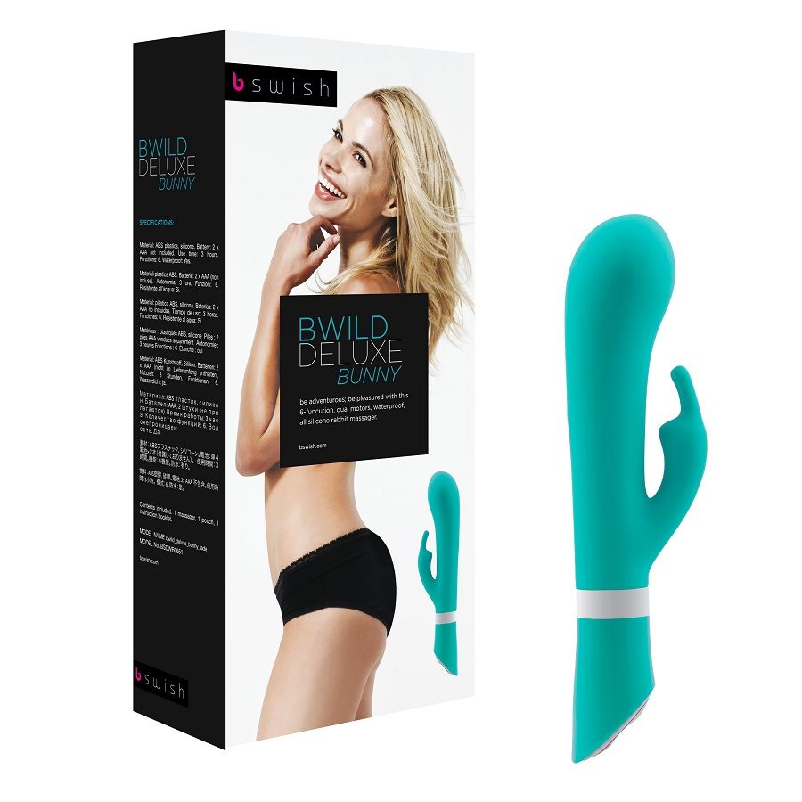 B SWISH BWild Deluxe Bunny – Rabbit-Vibrator, jade