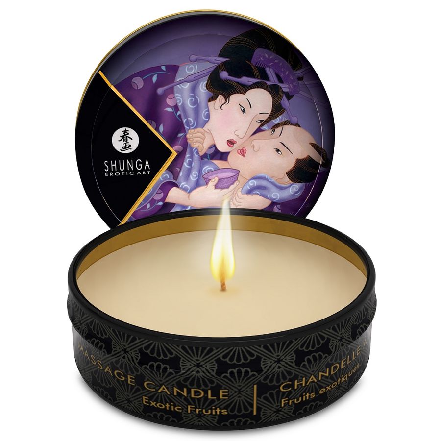 SHUNGA Caress by Candlelight – Massagekerzen-Display, 24 Stück
