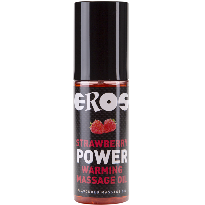 Olio da massaggio riscaldante eros fragola