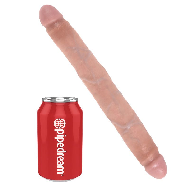 KING COCK – Slim double dildo 30 cm
