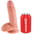 KING COCK – Klassischer Dildo mit Hoden