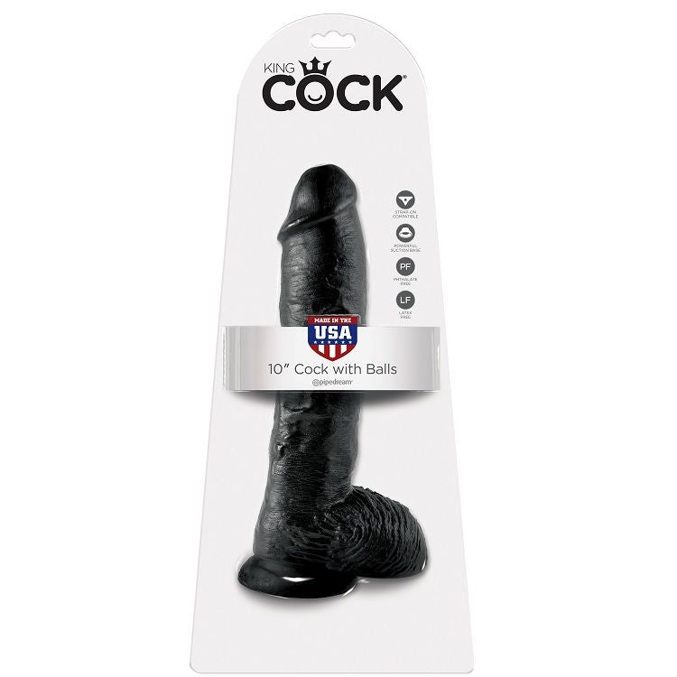 KING COCK – Klassischer Dildo mit Hoden