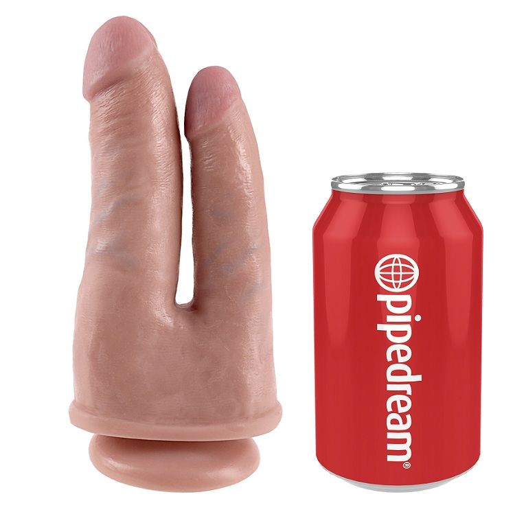 KING COCK Double Penetrator – Flesh