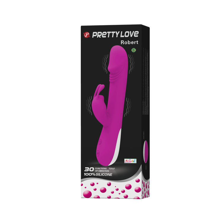 PRETTY LOVE Flirtation Robert – Vibratore con stimolatore clitorideo