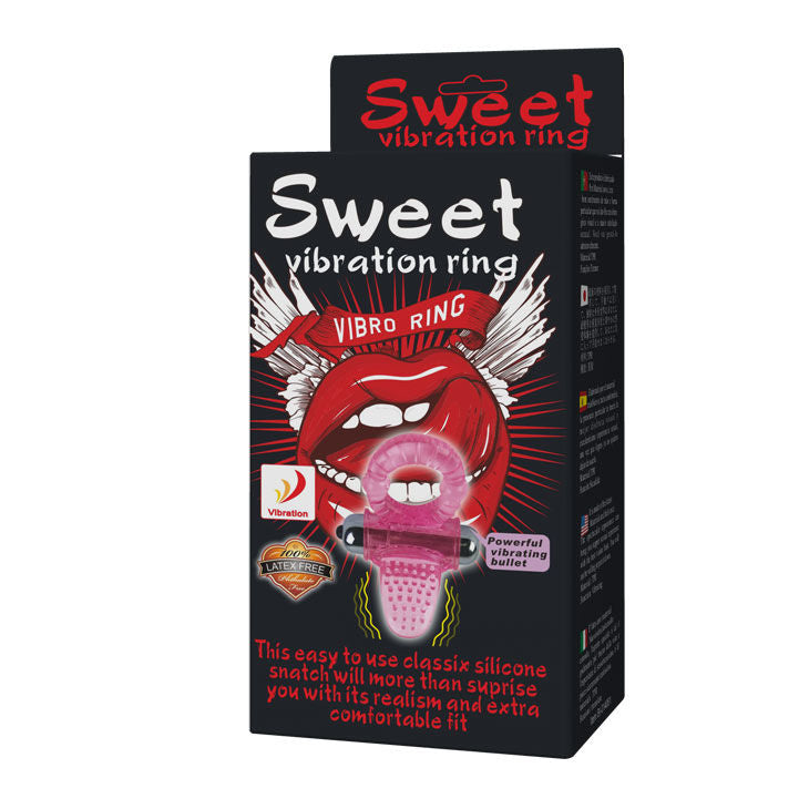 BAILE Sweet Abs – Anello dolce  10 ritmi anello vibratore pene Rosa