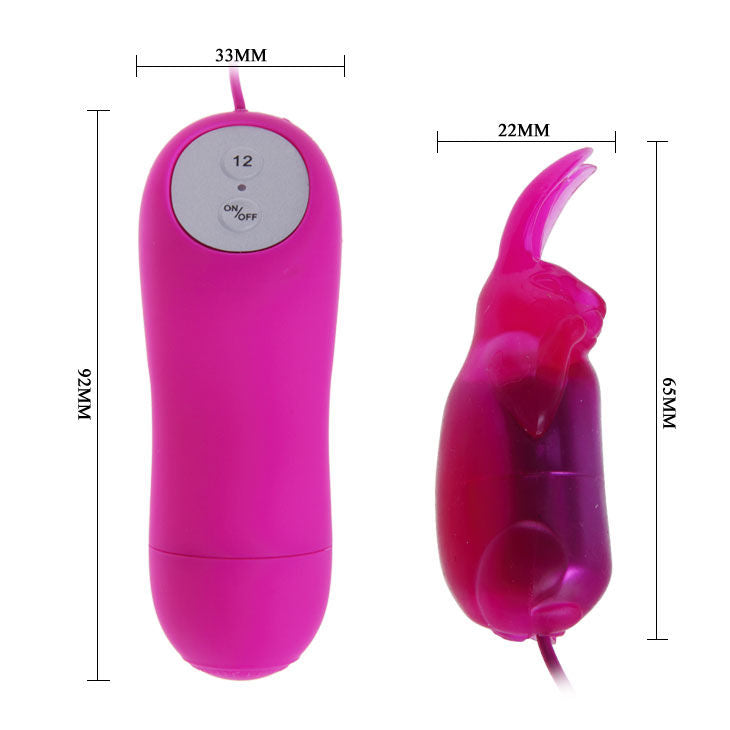 BAILE Secret Bunny – Niedlicher Vibrator mit 12 Geschwindigkeiten