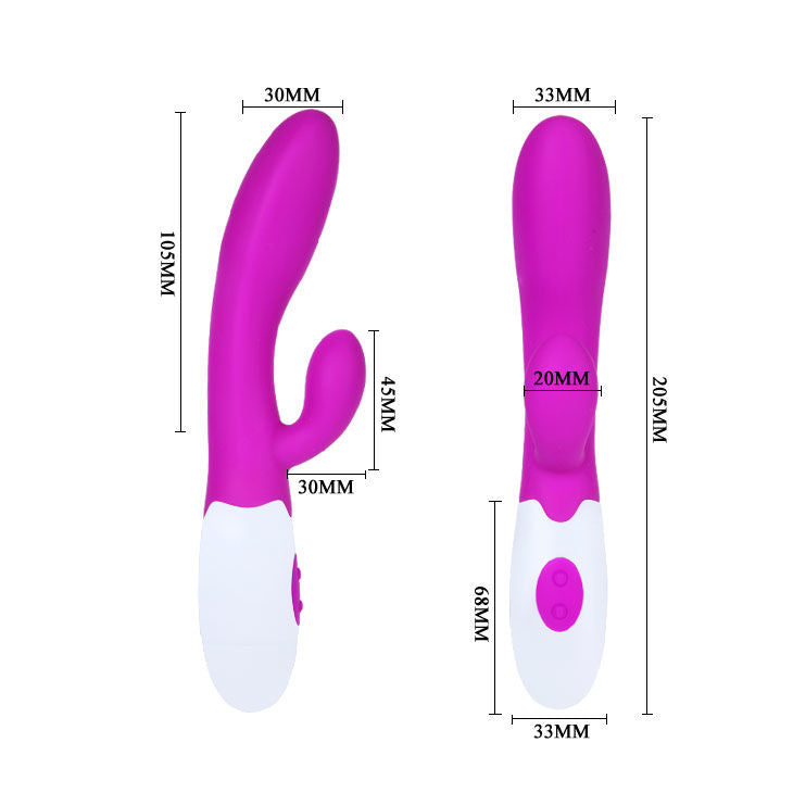PRETTY LOVE Flirtation Alvis – Vibrator mit Klitoris-Stimulator