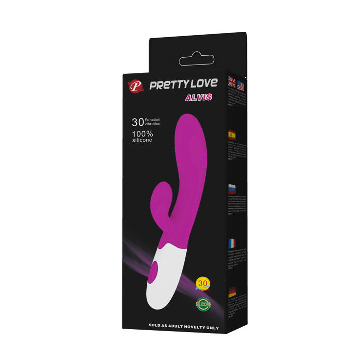 PRETTY LOVE Flirtation Alvis – Vibrator mit Klitoris-Stimulator
