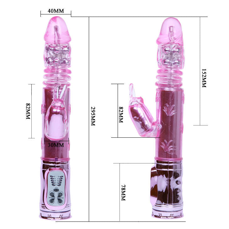 BAILE Rampant – Rotatore rampante rosa coniglietto pulsante