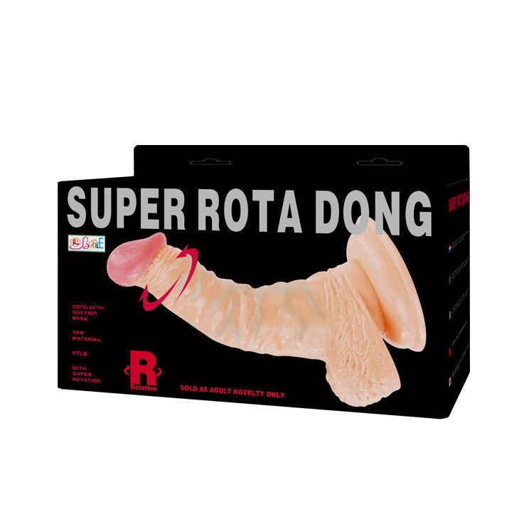 BAILE Super Rota Dong – Realistischer Penisrotator mit G-Punkt-Form