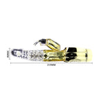 BAILE Rabbit Gold Prince – Rotations-Vibrator mit LED-Licht