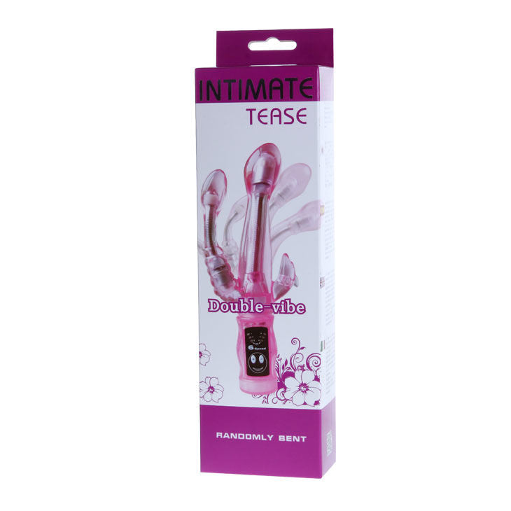 BAILE – Vibrateur flexible avec stimulateur anal