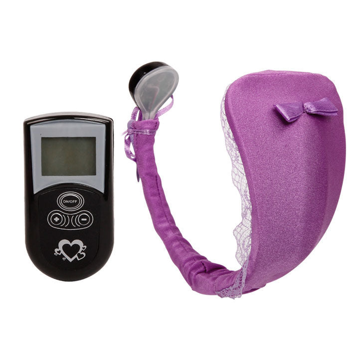 BAILE – Tanga mit Vibrator und Fernbedienung, Flieder