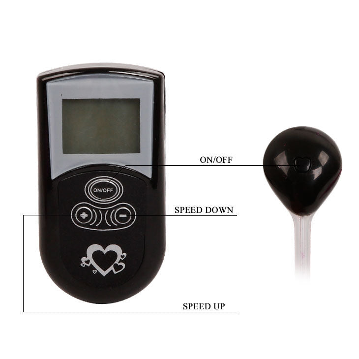BAILE – Tanga mit Vibrator und Fernbedienung, Flieder