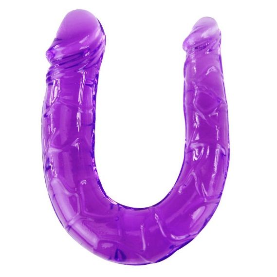 BAILE – Doppeldildo aus flexiblem Gel, Flieder