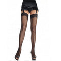 LEG AVENUE – Calze a rete piccola con pizzo modello 1