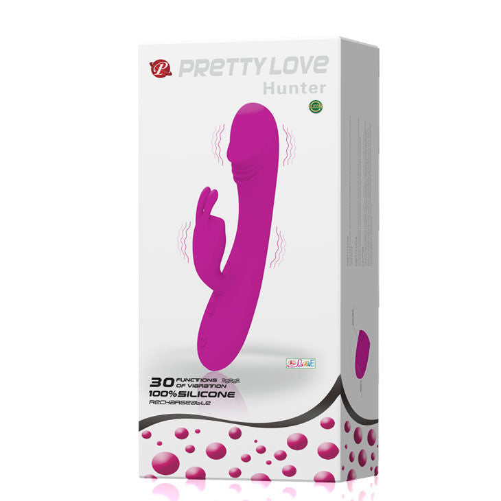 PRETTY LOVE Smart Hunter – Smart vibrator with rabbit 30  modes