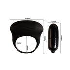 PRETTY LOVE Bertram – Black vibrator ring