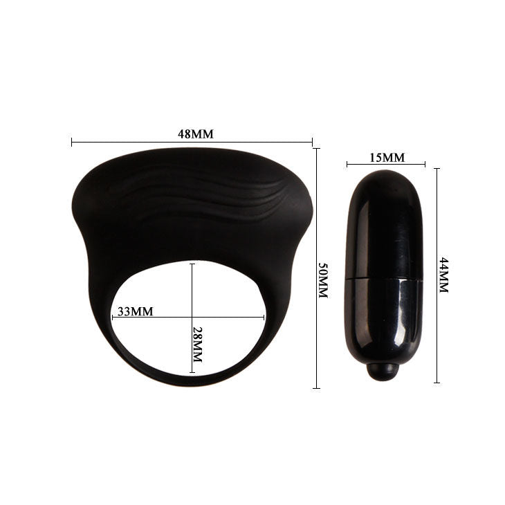 PRETTY LOVE Bertram – Black vibrator ring