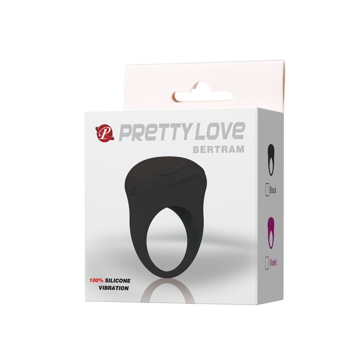 PRETTY LOVE Bertram – Black vibrator ring