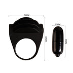 PRETTY LOVE Chester – Anello vibratore nero