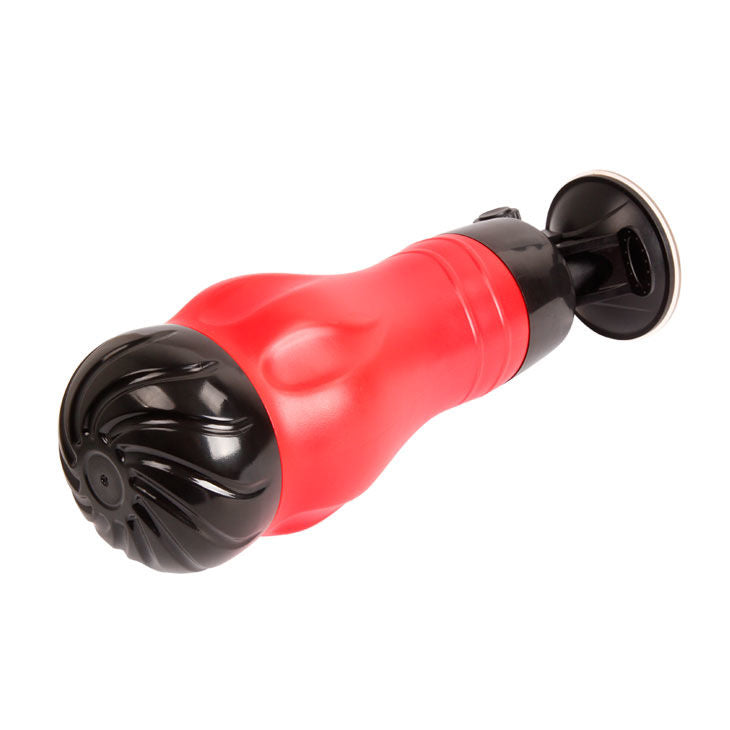 CRAZY BULL Flora – Masturbator mit Saugbasis und Vibration, batteriebetrieben