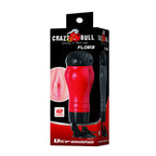 CRAZY BULL Flora – Masturbator mit Saugbasis und Vibration, batteriebetrieben
