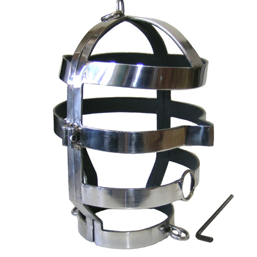 METAL HARD – Maske mit Stahlhalskette