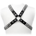 LEATHER BODY Pyramid Stud – Harnais clous pyramidaux