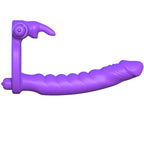 FANTASY C-RINGZ – Silicone double vibrator rabbit