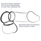FANTASY C-RINGZ – Silicone 3 anneaux Stamina Set