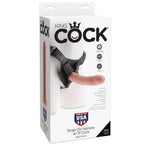 King Cock – Harness mit realistischem Dildo, 20.3 cm