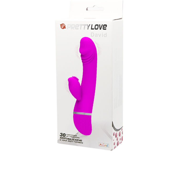 PRETTY LOVE Flirtation David – Flirtation vibrateur avec lapin