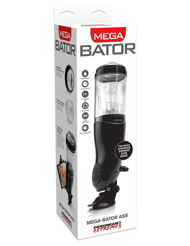 EXTREME TOYZ PDX Mega Bator – USB male masturbator ano black
