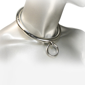 METAL HARD – COLLIER BDSM AVEC ANNEAU