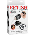 FETISH FANTASY SERIES Suck N' Stroke – Saugpumpe mit Verstärkungsringen