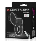 PRETTY LOVE Cobra – Vibrator ring black