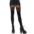 LEG AVENUE – Strumpfhose mit Fishnet-Streifen